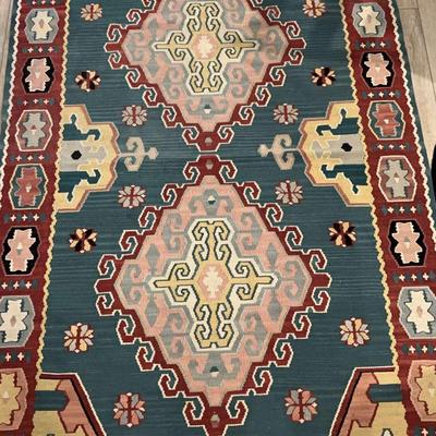 Vintage Turkish Kilim Wool Rug