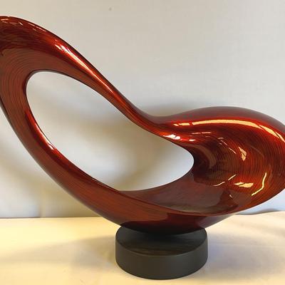  High Gloss Lacquered Abstract Sculpture, LP Designs