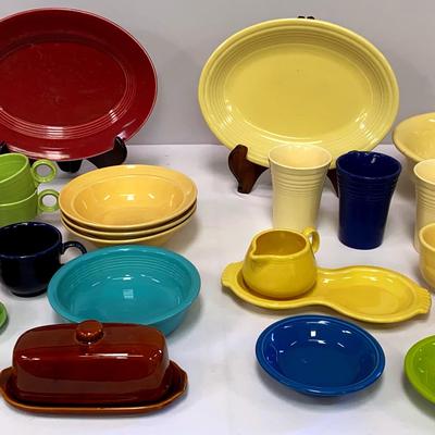 Fiesta Ware And Non-Fiesta Dishes