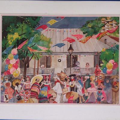 "A Night In Old San Antonio" Official Poster Of NIOSA By Caroline Shelton