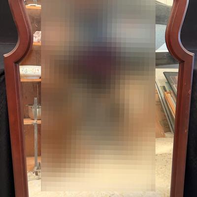Large Vintage Wooden Mirror