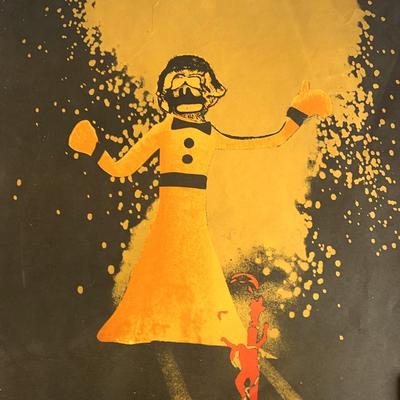 Vintage Viva Fiesta ZozoBra Poster, Santa Fe, New Mexico