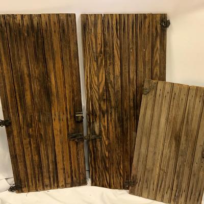 Vintage Wooden Cabinet Doors