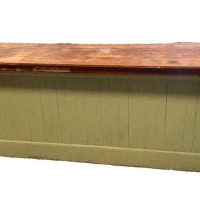 Long Wooden Bar From Fairmount Hotel San Antonio 