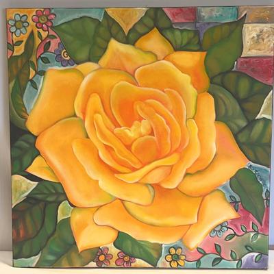 Queen Of The Garden Oil On Canvas Painting By Wiese Bootson