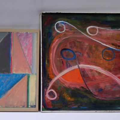 Two Modern Art Paintings