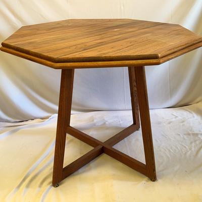 Wooden Octagon Table 