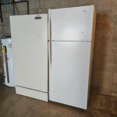 Refrigerator and stand alone freezer