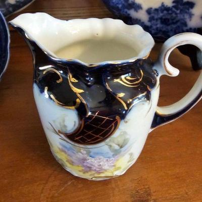Old china pitcher