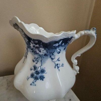 Old ceramic washing pitcher