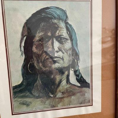 SHOSHONE TRIBESMAN FRAMED PRINT
17 BY 13

$50
