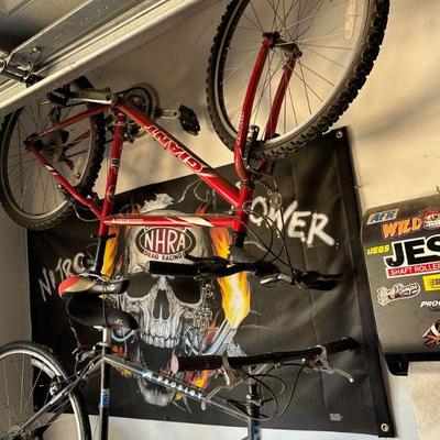 mountain bikes