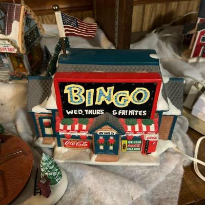 Bingo Sign with American Flag
- An eye-catching, playful “Bingo” storefront figurine, complete with an American flag. This unique...