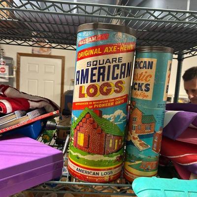 American Logs Set (Vintage)
- These vintage American Logs by Halsam offer a nostalgic building experience with miniature wooden logs....