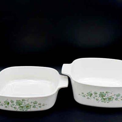 (2) Corningware Calloway Dishes
