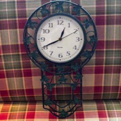 Westclox Metal Ivory Wall Clock
