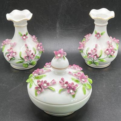 (3) Lefton Hand Painted China 233

