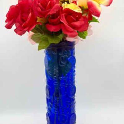 Cobalt Blue Citrus Vase
