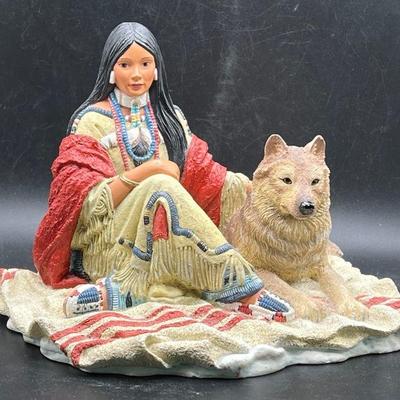 Native American Art “Snow Princess” 1994 Hamilton Collection
