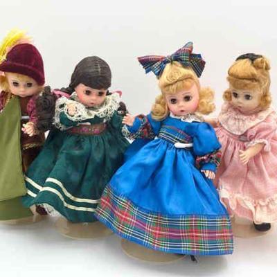 (4) Madame Alexander Dolls
