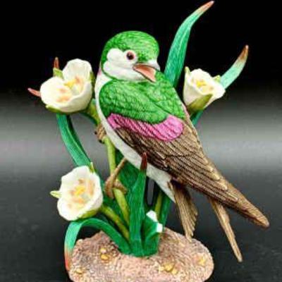 Lenox Violet Green Swallow Figurine
