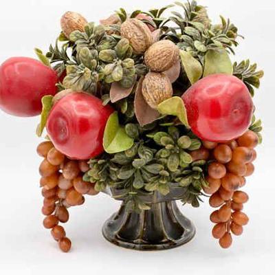 Hull Pottery F83 Faux Fruit Centerpiece

