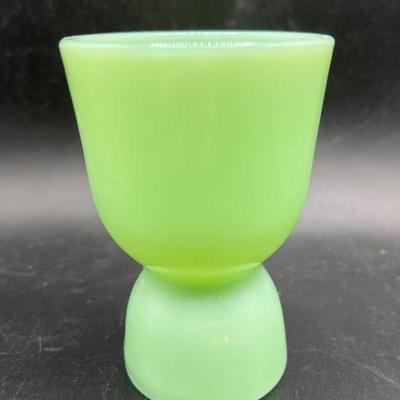 Vintage 4” Jadeite Double Egg Cup

