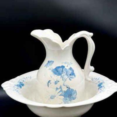 Royal Haeger Pitcher & Basin
