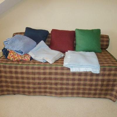Twin Bed with Daybed Bedding $100