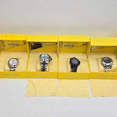 #1189 • NEW!!! (6) Invicta Mens Wristwatches
