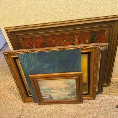 #13007 • (4) Paintings and (2) Prints
