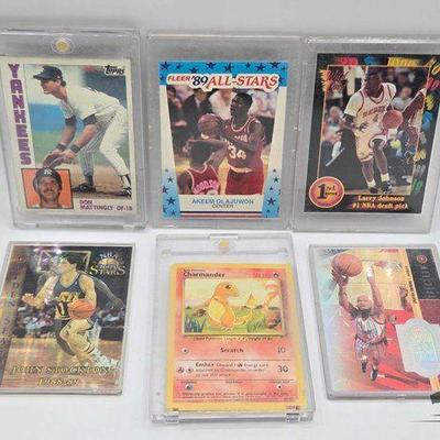 #1908 • (6) Collectors Cards with Protective Cases

