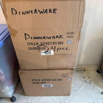 #11020 • (2) NEW! Cook Essentials Dinnerware Sets
