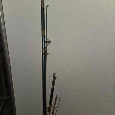 #16030 • Dresser, Fishing Poles & Fish Tank Equipment
