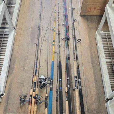 #7102 • (12) Fishing Poles
