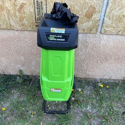 #19010 • Portland Electric Chipper Shredder
