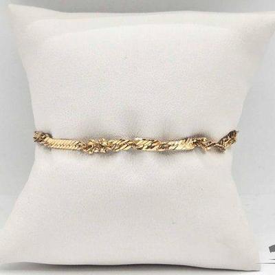 #736 • 14k Gold Bracelet, 2.81g
