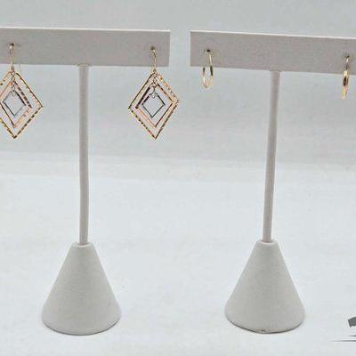 #742 • (4) 14k Gold Earrings, 1.71g
