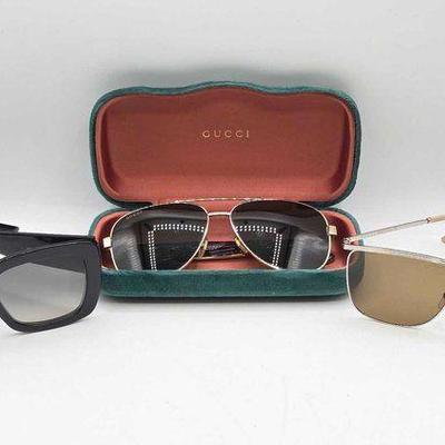 #1800 • (3) Pairs of Gucci Sunglasses
