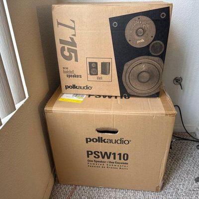 #11506 • NEW! Polk Audio Speakers
