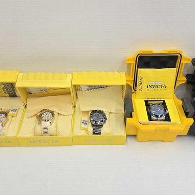 #1186 • NEW!!! (6) Invicta Mens Wristwatches
