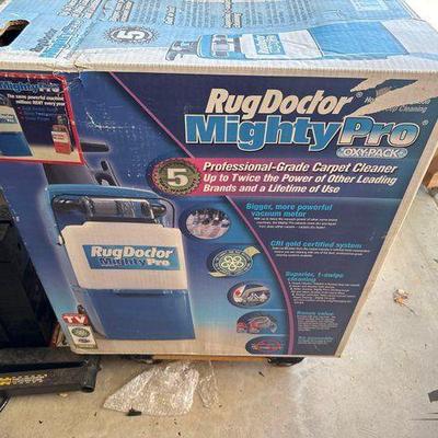 #18240 • In Box RugDoctor Mighty Pro Professional Grade Carpet Cleaner
