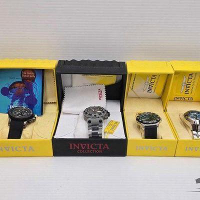 #1194 • NEW!!! 4 Invicta Watches
