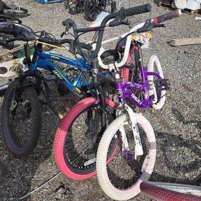 #81012 • (4) Children's Bikes
