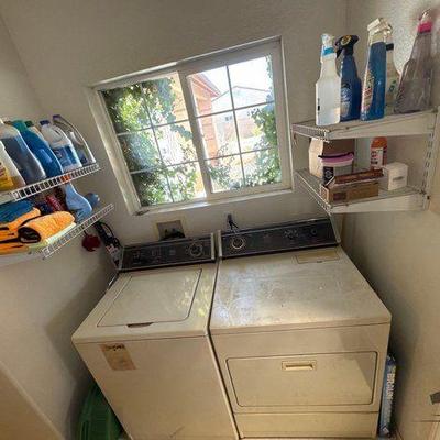 #13010 • Whirlpool Washer and Dryer, Towels and Detergents
