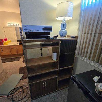 #12004 • Entertainment Center with Streaming Players & Remotes
