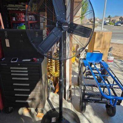 #18206 • Central Machinery 30-Inch Pedestal Shop Fan
