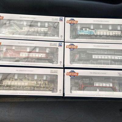 #10526 • 6 Athearn Ready-to-Roll Locomotives
