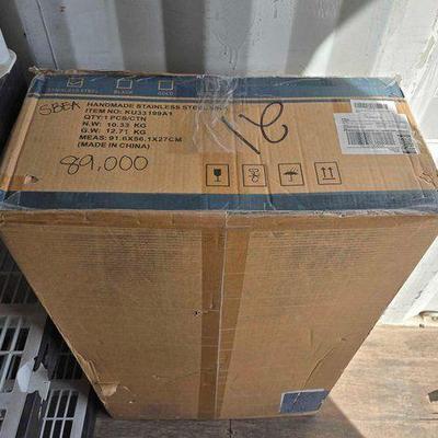 #4900 • NEW!!! Stainless Steel Sink
