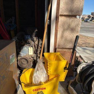 #18128 • Mop Bucket & Mop
